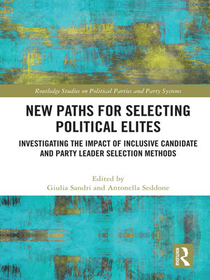 cover image of New Paths for Selecting Political Elites